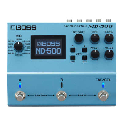 BOSS MD-500 Graphic LCD Display Modulation Pedal with 12 Modes, 28 Modulation Types, and 297 Onboard Patch Memories for sale