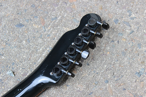 1985 Fender TL-555 Boxer Series Japan HH Telecaster (Black)
