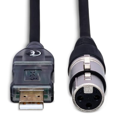 Hosa UXA-110 - Tracklink Microphone to USB Interface XLR3F to USB Type A 10 ft image 3