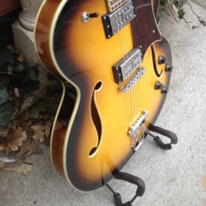 DiPinto Bacchus new sunburst Archtop w/Dipinto Case image 4