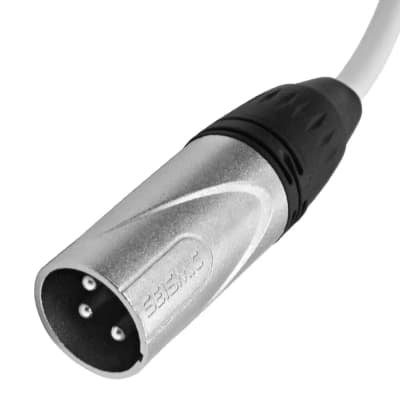 6 Pack Of Multiple Colors 10 Foot Xlr Male To Trs Patch Cables image 2