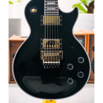 Gibson Custom Les Paul Axcess Custom-Ebony Finish w/Ebony FB & Floyd Rose for sale