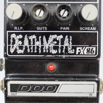 DOD FX86 Death Metal Distortion Guitar Effect Pedal 702404 | Reverb