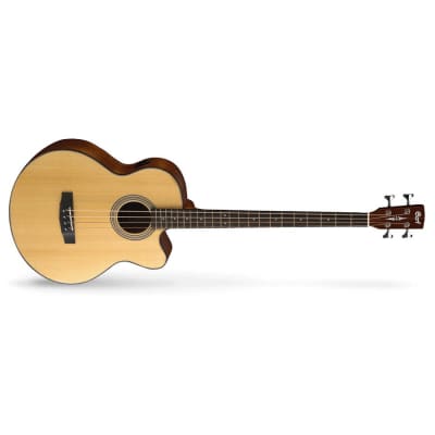 Cort SJB-5FB Natural Satin Acoustic Bass Guitar for sale