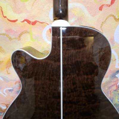 Takamine GN75CE TBK NEX Cutaway Acoustic/Electric Guitar Transparent Black (Floor Model) image 15