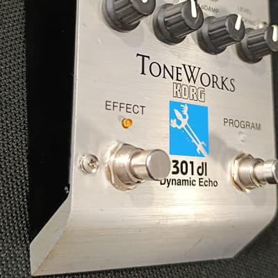 Korg ToneWorks 301DL Dynamic Echo Guitar Effect Pedal Bass Program DSP  Delay | eBay