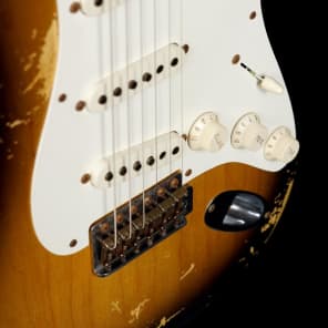 Fender  Custom Shop 1956 Stratocaster Heavy Relic 2013 Sunburst image 18