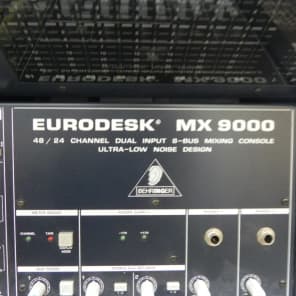 Behringer Eurodesk MX9000 24-Channel/8-Bus Studio Mixing Console  Blue image 9