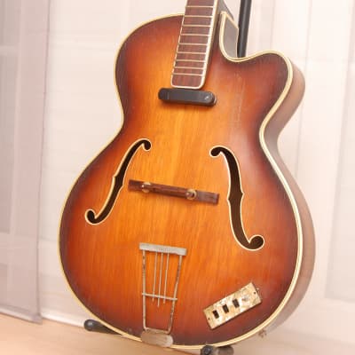 Höfner President – 1950s German Vintage Archtop Jazz Guitar Project for sale