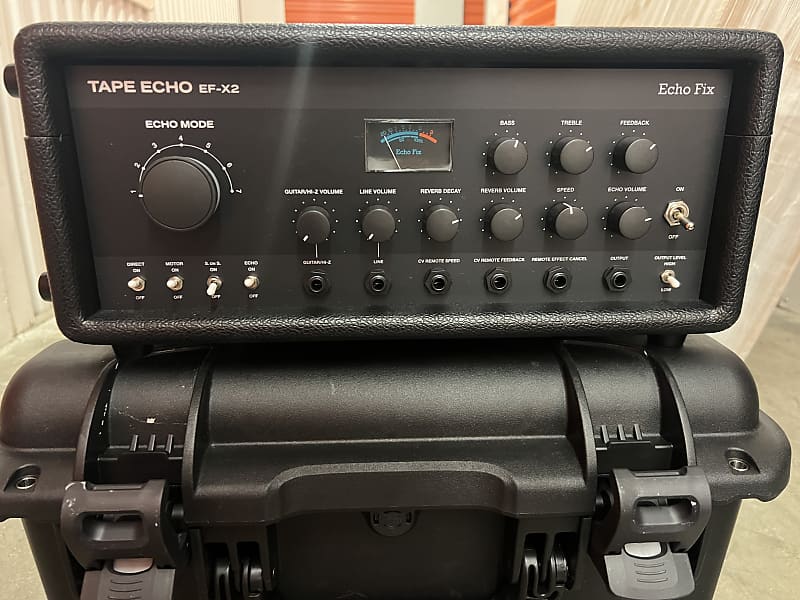 Echo Fix EFX2 Tape Echo black model w/ custom Nanuk case Reverb