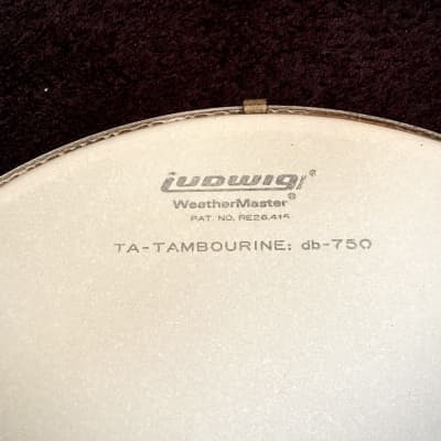 Ludwig 10” Tunable Wood Shell Tambourine Double-Row Jingles image 9
