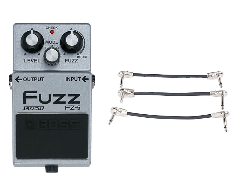 Boss FZ-5 Fuzz + Gator Patch Cable 3 Pack image 1