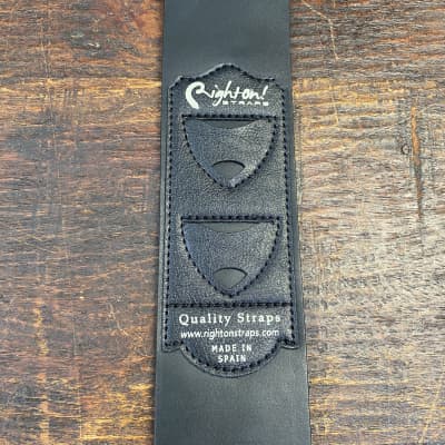Right On Straps Pure 070 Black Wild Collection Guitar Strap image 3