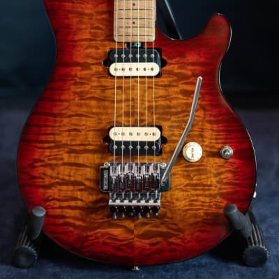 Ernie Ball Music Man Axis Roasted Amber Quilt image 3