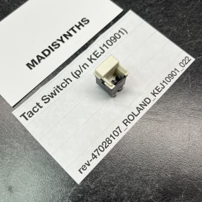 ORIGINAL Roland Replacement Push/Tact Switch (KEJ10901) for Juno-60, JSQ-60, MSQ-100, EP-6060, EP-11, etc image 1