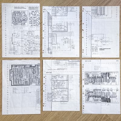 Roland Jupiter 8 Service Schematics // ORIGINAL // Impossible to find
