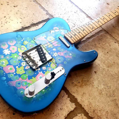 Fender Telecaster TL-69 (PAISLEY BLUE FLOWER!!!!!!!!) | Reverb 