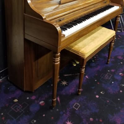 Kimball  Pecan Console Piano image 1