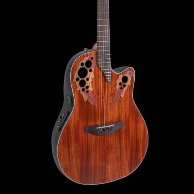Ovation CE44P-8TQ Exotic Celebrity Elite Plus Selected Figured Top