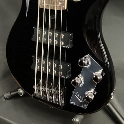 Yamaha TRBX305BL 5-String Electric Bass Guitar Gloss Black Finish image 4