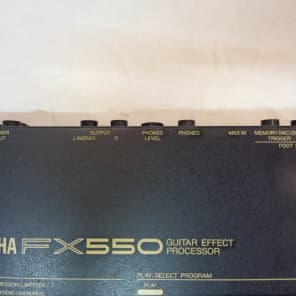 Yamaha FX550 Multi effects for Guitar/Bass | Reverb UK
