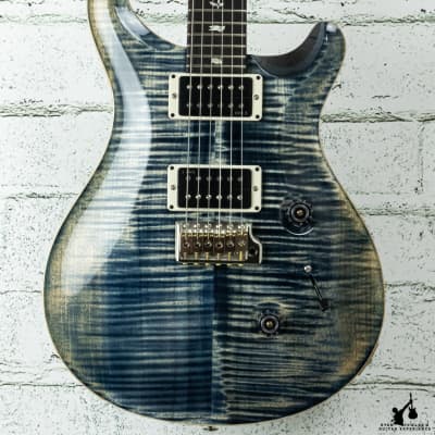PRS Custom 24 Faded Whale Blue w/ case (#5055)