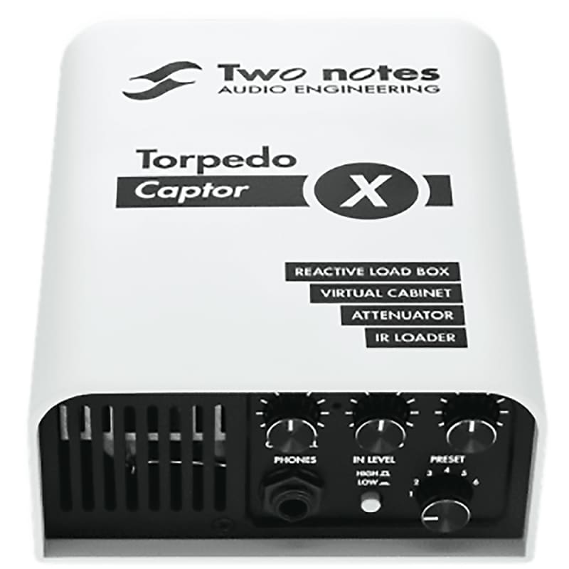 Two Notes Torpedo Captor X 8-Ohm Compact Stereo Reactive Load Box and  Attenuator
