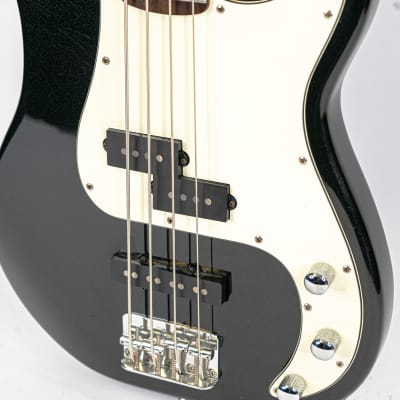 Squier Standard Series Precision PJ P-Bass Black Sparkle w/ Rosewood Fretboard image 3