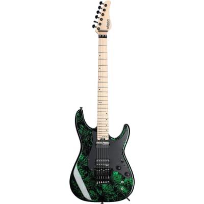 Schecter Sun Valley Super Shredder FR S Electric Guitar, Green Reign image 2