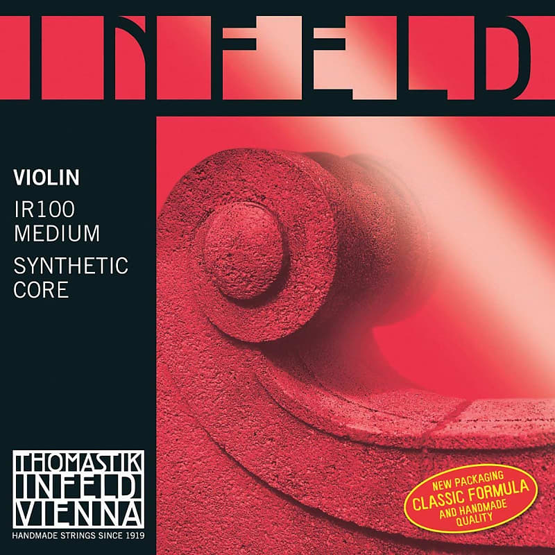 Thomastik-Infeld IR100 Infeld Red Composite Core 4/4 Violin String Set (Medium) image 1
