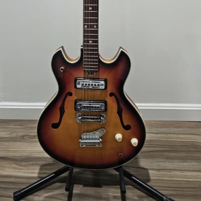 Vintage Semi Hollow Body Kawai Guitar 60s-70s image 2