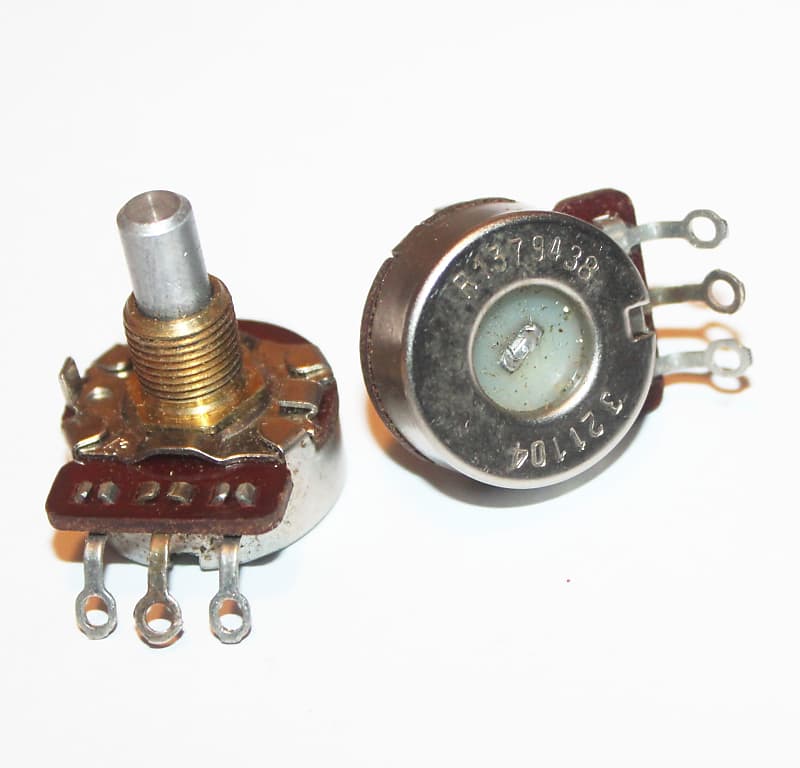 Vintage 1994 Fender Potentiometers CTS 100K Pots Solid