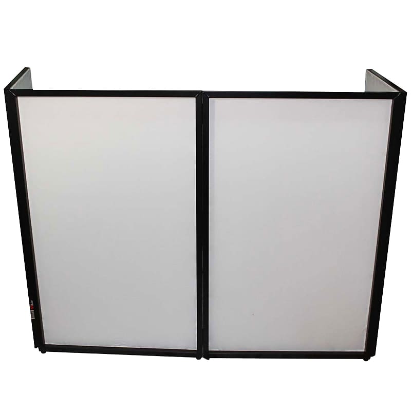 PROX XF-4X3048B MK2 4 Panel DJ Facade Black Collapse and Go Facade Panels  with Carry Bag