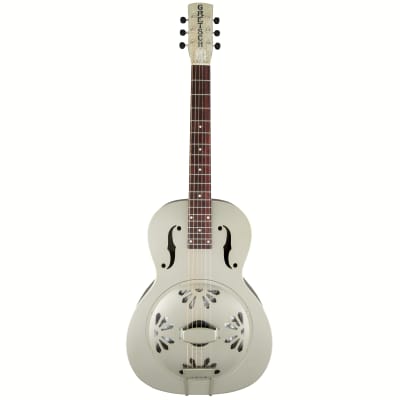 Gretsch G9201 Honey Dipper Round-Neck , Brass Body Biscuit Cone Resonator, Shed Roof Finish for sale