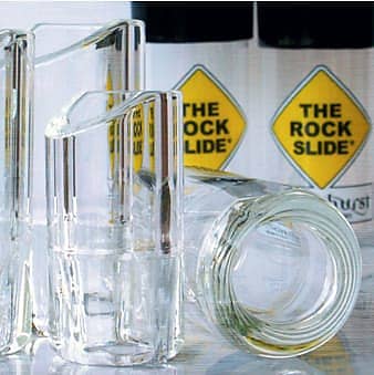 The Rock Slide - Medium Moulded Glass Slide, 19.5mm x 60mm - Ring Size 8-10.5 image 1