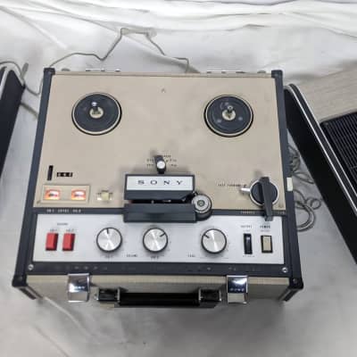 Sony TC-200 Reel to Reel Recorder / Player 1960's Grey image 1