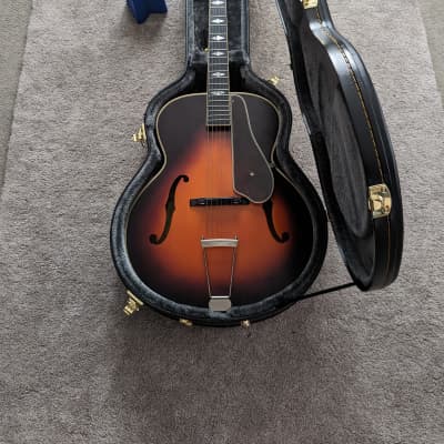 Epiphone Masterbilt Century Collection De Luxe Classic Archtop Acoustic/Electric Guitar 2010s - Vintage Sunburst for sale