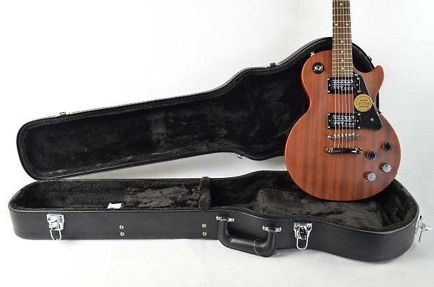 Used Worn Brown Epiphone Les Paul Studio Electric Guitar with Hard Shell Case