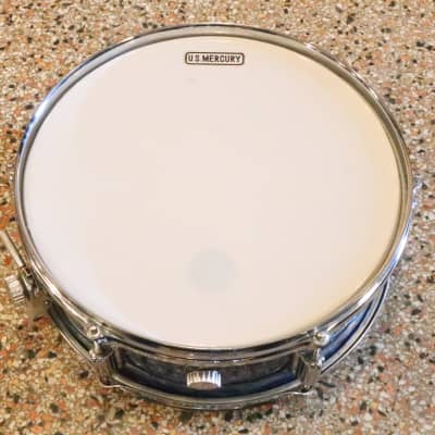 U.S. Mercury 5.5x14" Snare Drum Blue Pearl Vintage 1970's MIJ image 10