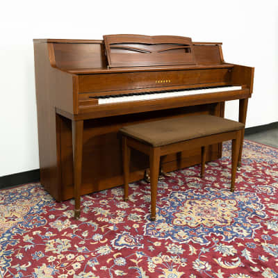 Yamaha M3 Nippon Gakki Upright Piano | Satin Mahogany | SN: 554853 image 3