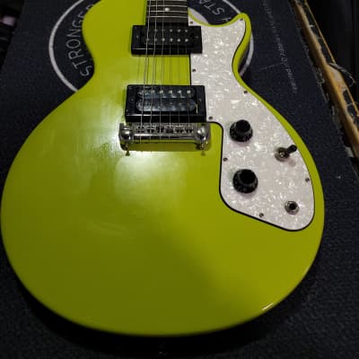 Gibson M2 S-Series Sonic Demon Melody Maker Les Paul Guitar 2017 Citron Green 2017 image 3