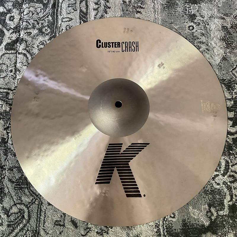 (MINT) Zildjian 16” K Cluster Crash Cymbal image 1