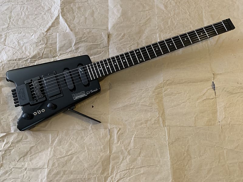 Hohner G3T 1987 Black Hss EMG Select Headless e. guitar Made in