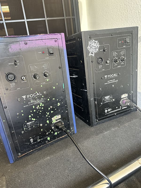 Focal Alpha 65 powered speakers  			