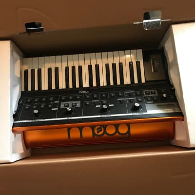 Moog  Little Phatty with CV Outs and Orange Solar Back Plate image 9