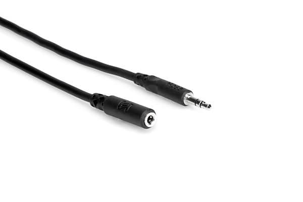 Hosa MHE-125 Headphone Extension 25ft 3.5mm TRS to Same 25 foot 1/8" male to 1/8" female image 1