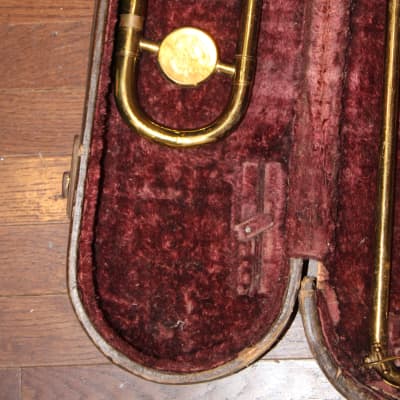 Vintage USA Made Elkhart Trombone image 22