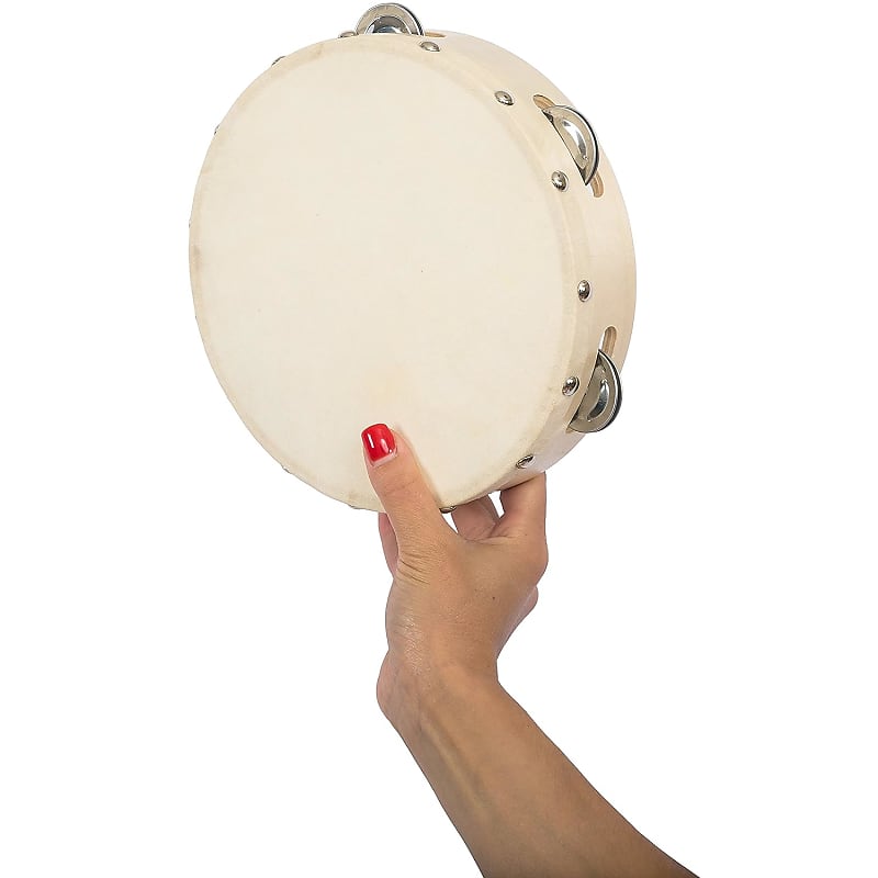 Tambourine For Adults Kids Church 8 Inch Tamborine Drum Reverb