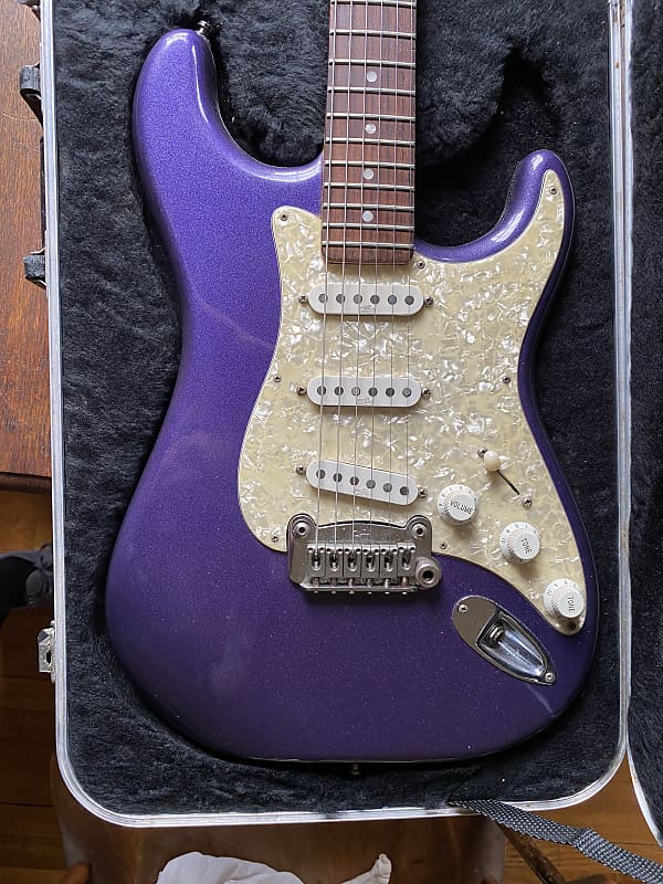 Sweet, Clean 1996 G&L USA Legacy in Metallic Purple w/ OHSC Reverb