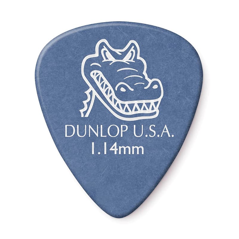 Dunlop Gator Grip Picks 1.14mm, 12 Pack- 417P1.14 image 1